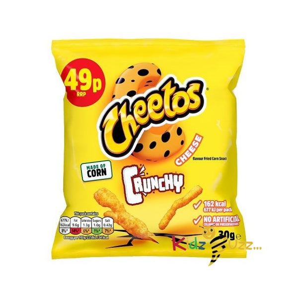 Cheetos Crunchy Cheese Snacks Crisps 30g X30