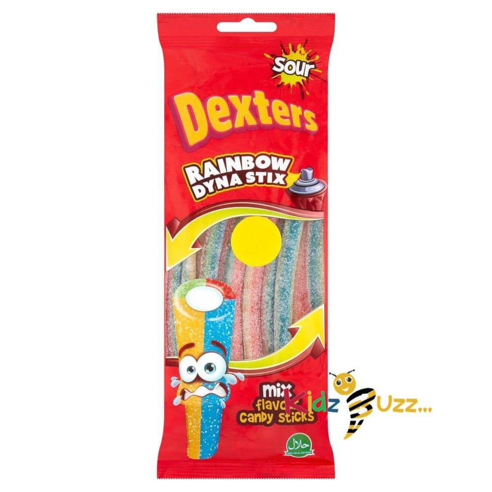 Dexters Dyna Stix Rainbow Flavor Candy Halal 180 G kidzbuzzz