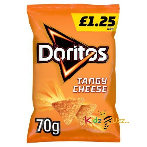 Doritos Tangy Cheese Tortilla Chips Crisps 70g X15
