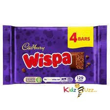 Cadbury Wispa Chocolate Bar 11( 4 x 94.8g)