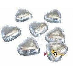 Kingsway Silver Foiled Hearts 1Kg
