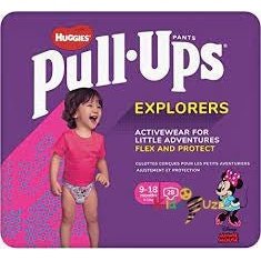 Huggies pullups explorers Girl 2x28s