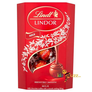 Lindt Lindor Milk Chocolate Truffles Box - Approx 16 balls, 200g - Chocolate Truffles with a Smooth Melting Filling - Gift Present