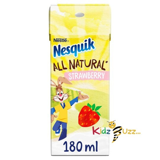 Nesquik All Natural Strawberry Flavour Milk Drink