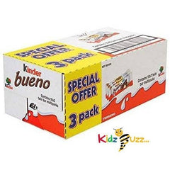 Kinder Bueno 129g 10 Packs of 3, Total 30