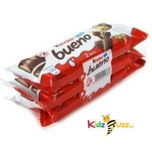 Kinder Bueno 129g 10 Packs of 3, Total 30