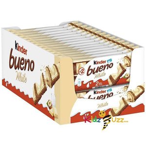 Kinder Bueno White Chocolate Bars, 40 g (Pack of 30)