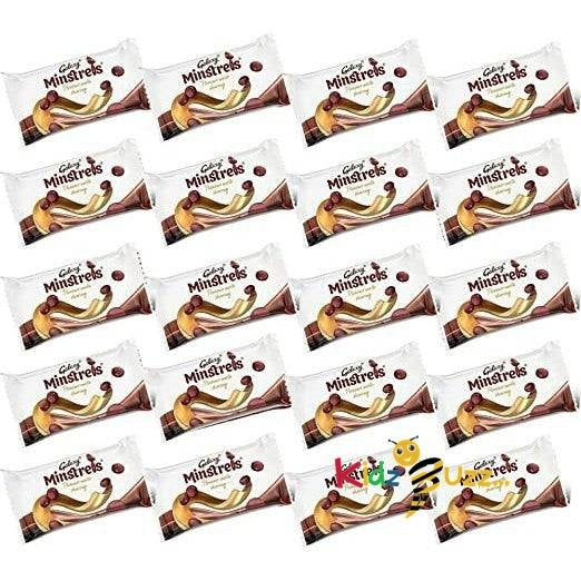 20 x Packs of Galaxy MINSTRELS Chocolate Crisp Sugar Shell 42g Bags