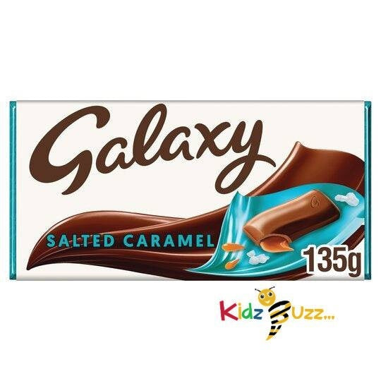 Galaxy Salted Caramel Chocolate Bar, 135 g