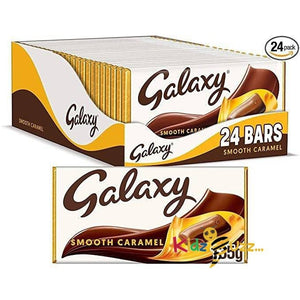 Galaxy Smooth Caramel Chocolate Bar for Sharing, 135 g