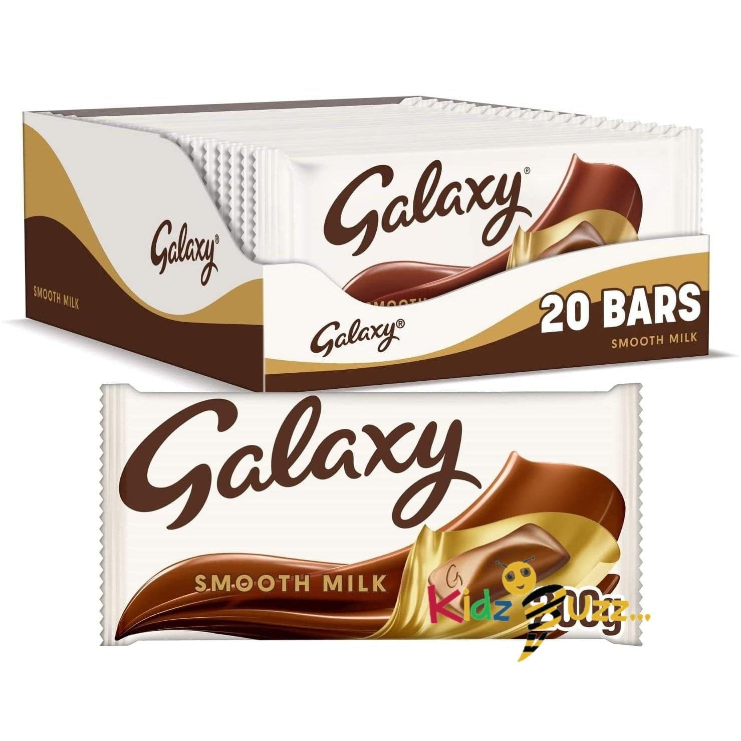 Galaxy Smooth Milk Chocolate Bars, 20 Bars of 200 g, Packaging May Vary