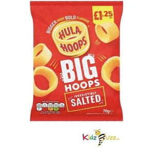 Hula Hoops Big Hoops Irresistibly Salted 70gX20