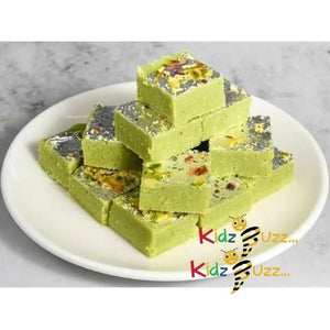 1 Kg Green Pista Barfi Indian Traditional sweets