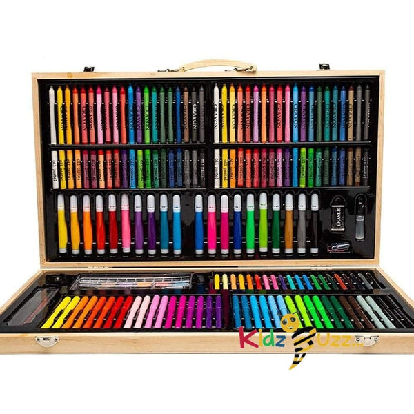 180 Piece Art Studio Childrens Colouring Set