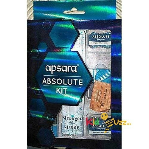 Apsara Absolute Kit With Pencil Eraser Sharpener Scale