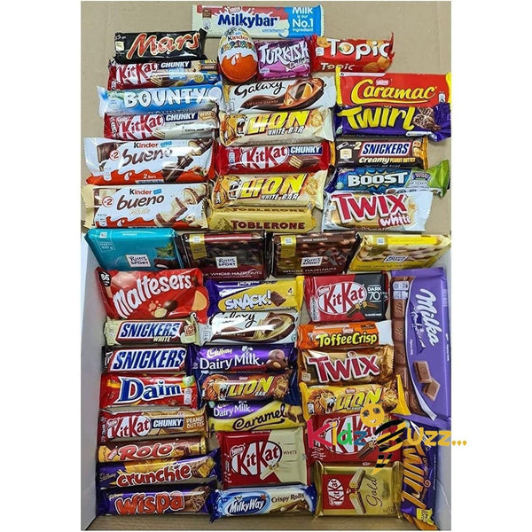 Chocolate Selection Of Delicious Mix Chocolate Bars Packed With 50 Chocolates