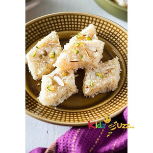 Coconut Barfi Pure Fresh Authentic Indian Sweets 2Kg