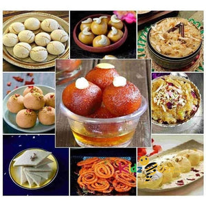 Fresh Authentic Indian Tradional Sweets Mix 1 Kg Box