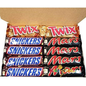 Milk Chocolate Selection Box for All Chocolate Lovers- Snickers, Mars, Twix