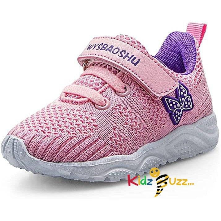 Toddler Girls Trainers Pink Size 2
