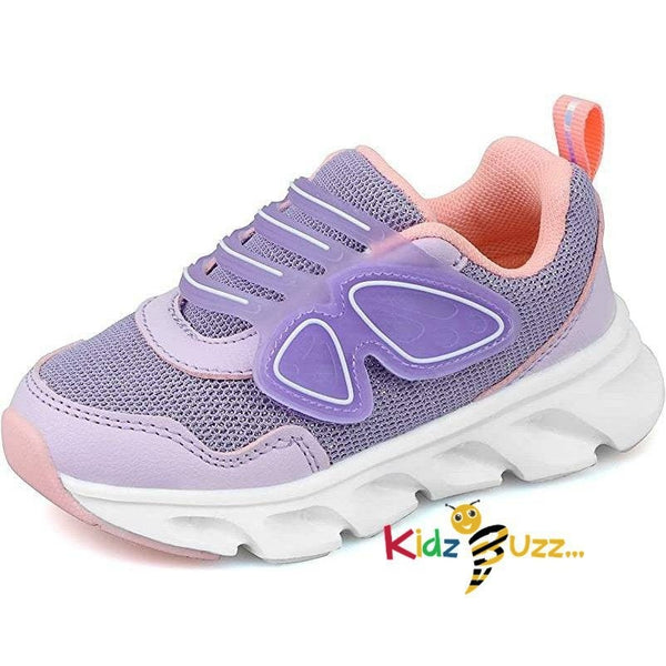 Toddler Girls Trainers Purple Size 6.5