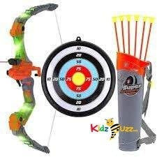 Bow and Arrow Archery Set w/LED Lights