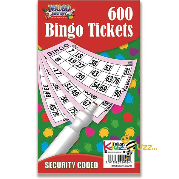 600 Bingo Tickets