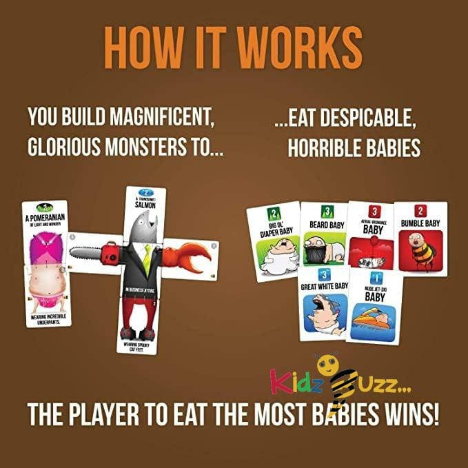 Bears vs Babies by Exploding Kittens - Card Games for Adults Teens & Kids