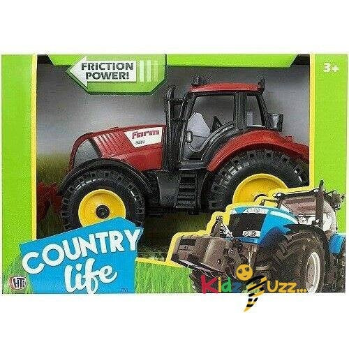 Country Life Large Friction Powered Farm Tractor