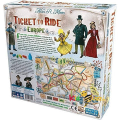 Days of Wonder | Ticket to Ride Europe Board Game | Ages 8+ | For 2 to 5 players | Average Playtime 30-60 Minutes