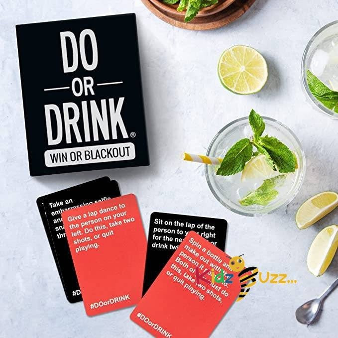 Do or Drink - Party Card Game, for University, College, Camping, Hen's Night, Stag Parties