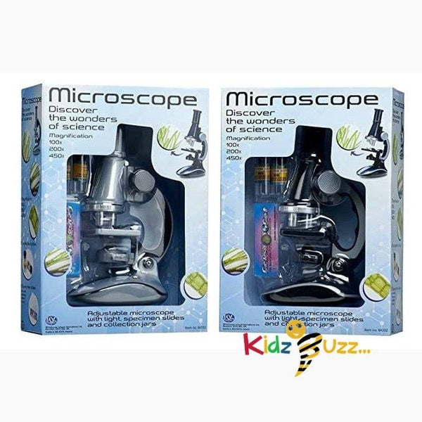 Kids Microscope, 450x, 200x, 100x Magnification Science Microscope Kit