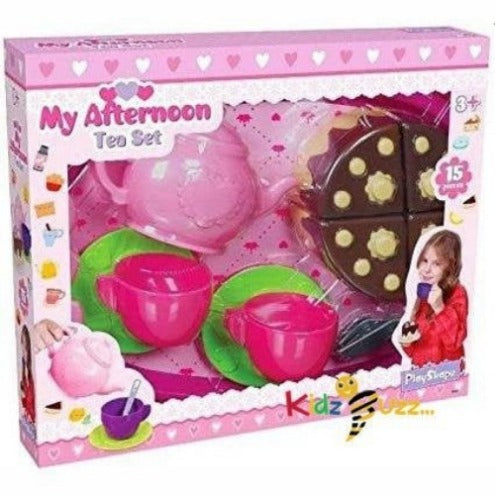 My Afternoon Tea 15 Pieces Play Set For Kids, Tea Sets