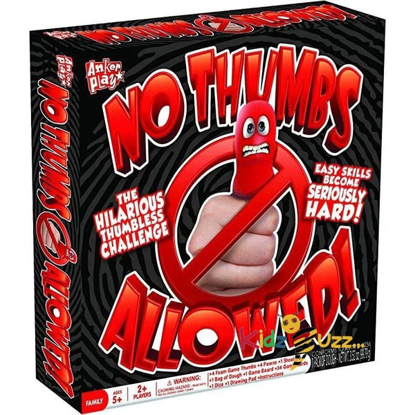 No Thumbs Allowed Board Game | 2+ Players