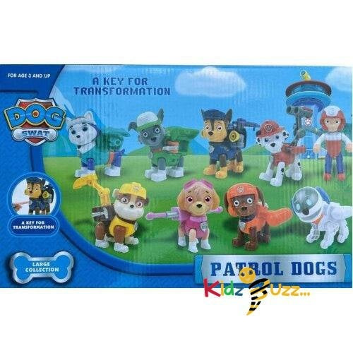 Paw Patrol Dogs Swat 8 Piece Transformation Set