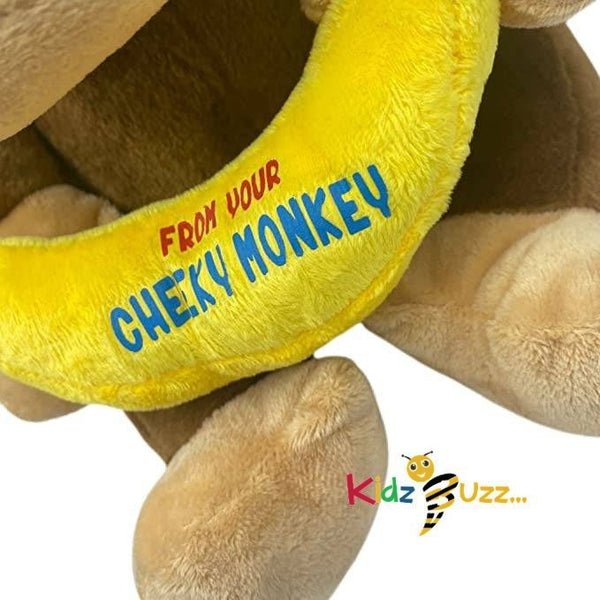 Soft Plush Teddy Bear , Novelty Soft Monkey With Banana