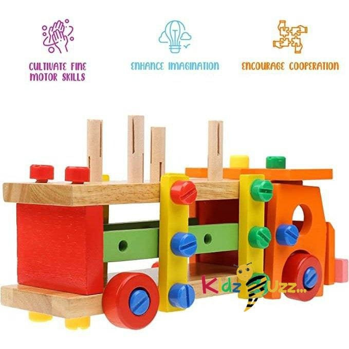 Wooden Vehicle Construction Tool Set
