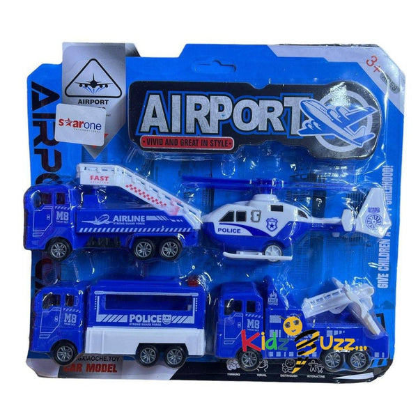 Airport Vehicles Toy Set 4 pcs