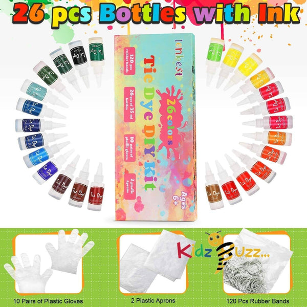 26 Colors Tie-Dye Art Fabric Textile Paints