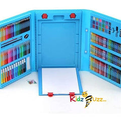 208 Pieces Painting Multi-Drawing Set Blue & Pink