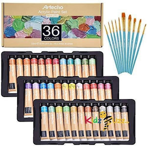 36 pc Acrylic Paint Set