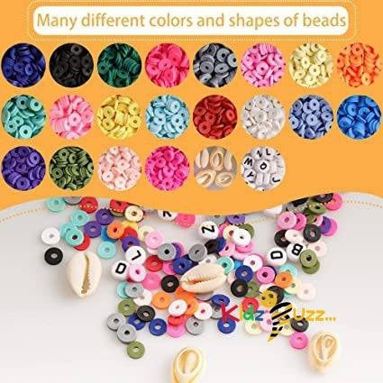 4445Pcs Flat Ceramic Beads