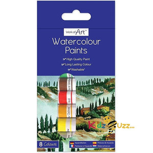 WATER COLOUR PAINTS 8X6ML TUBES