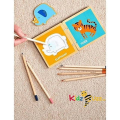 Wooden 4 in 1 Mini Book Playset