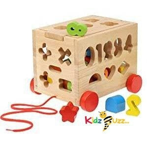 Wooden Sorting Cube Box