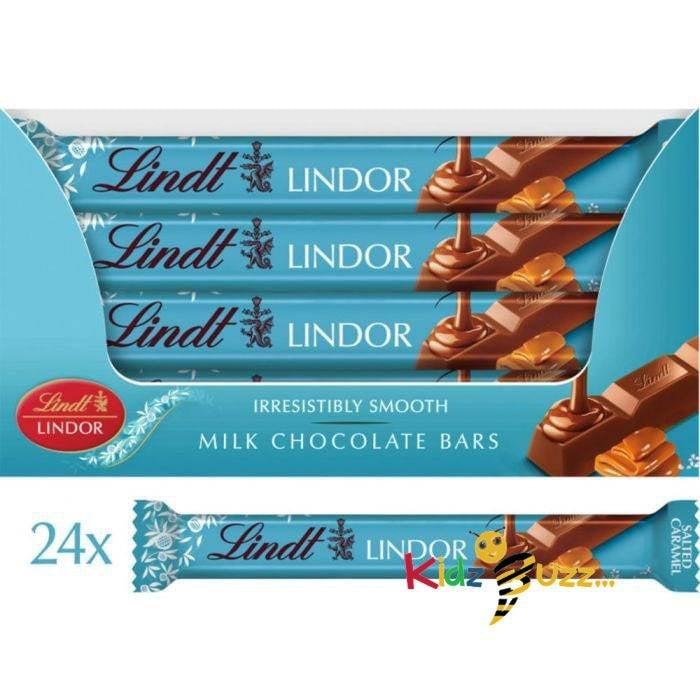 Lindt LINDOR Salted Caramel Chocolate Bar 24 full box