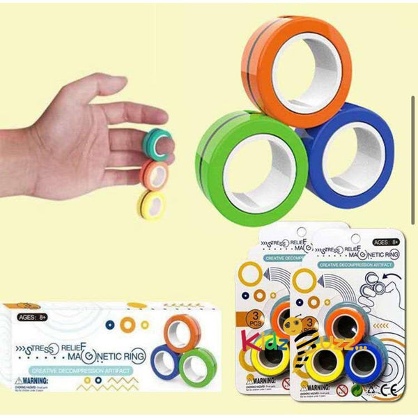 Fingers Magnetic Ring Toy - Finger Spinner