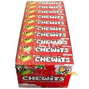 Full Box of CHEWITS Fruit Chewy Sweets (Strawberry (40 x 30g))