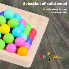 Clip Wooden Beads Board Game