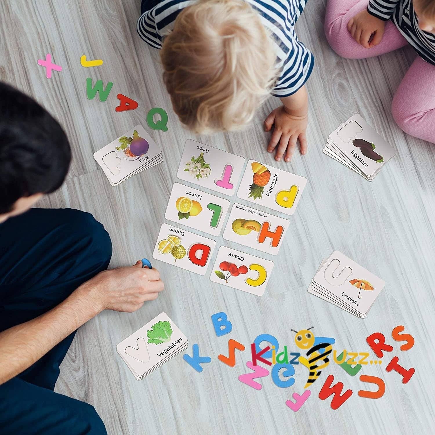 Wooden English Alphabet Preschool Education Cards